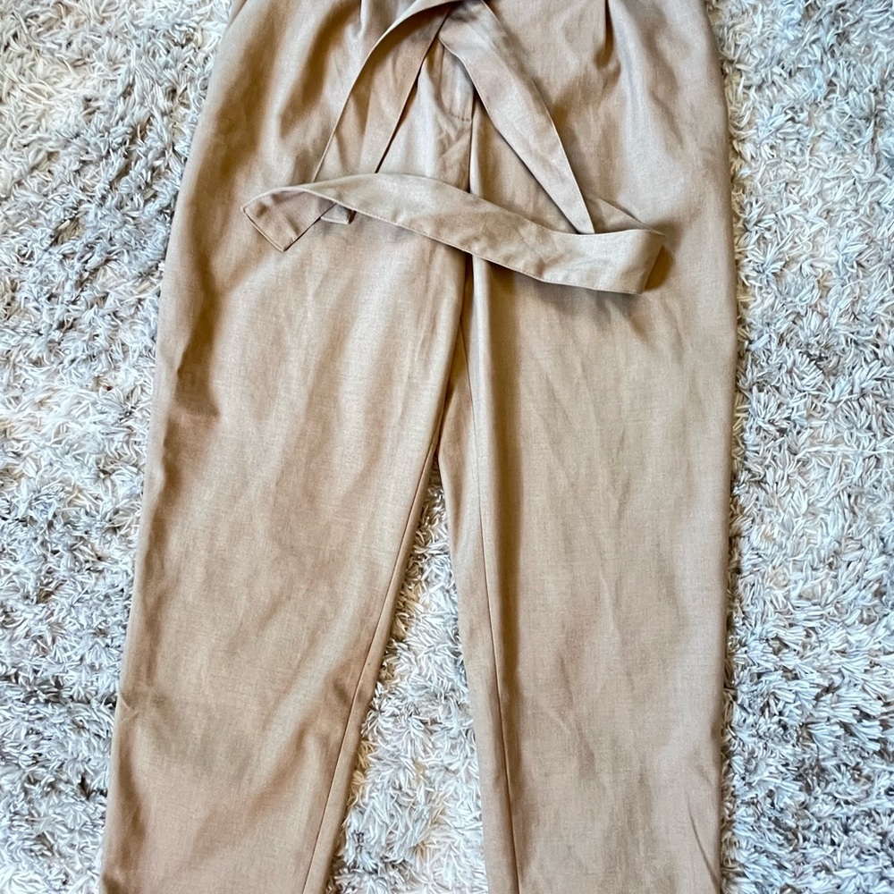 H&M Semi Paper Bag Pants Womens US 4